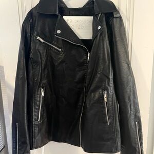 Lane Bryant Black Moto Jacket